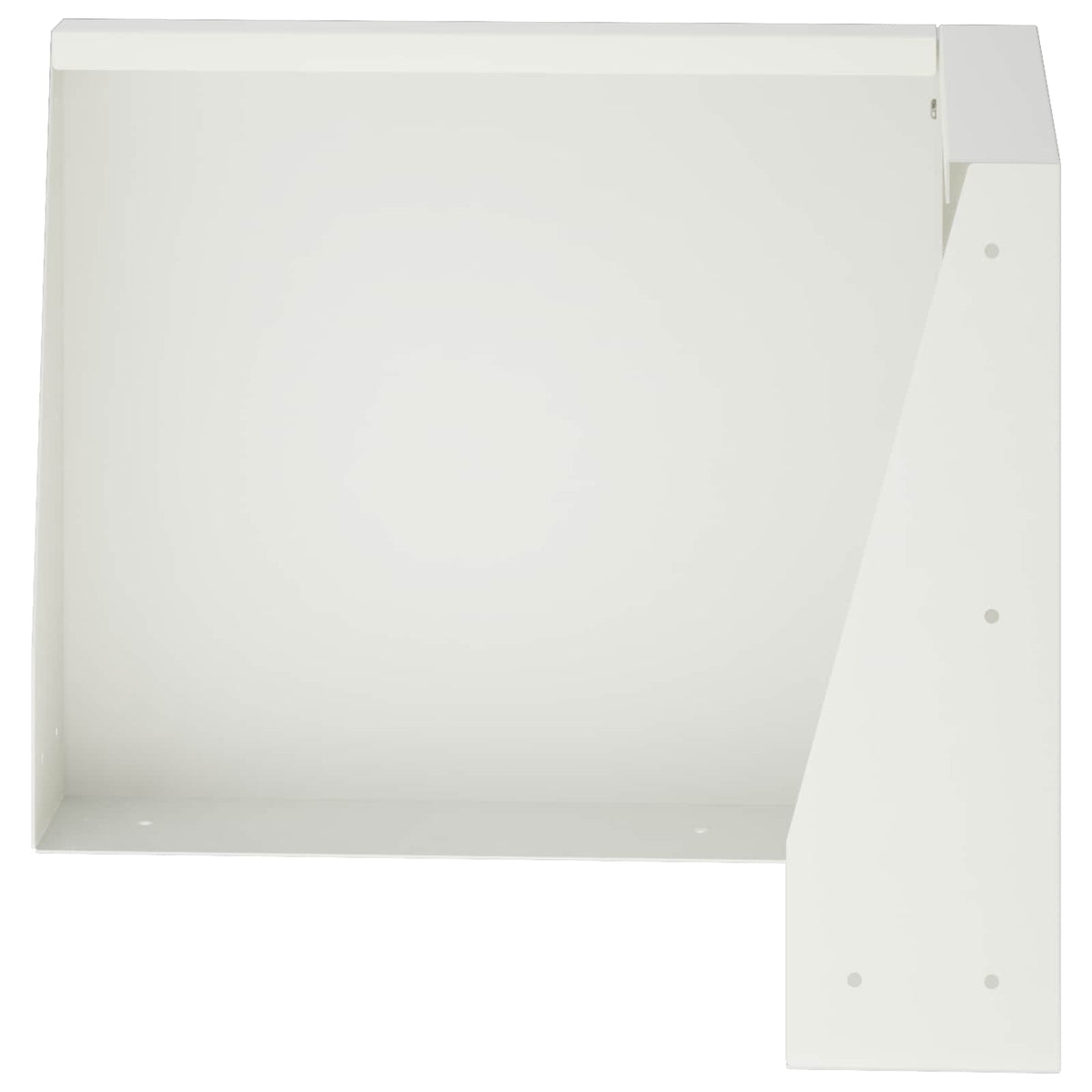 Τοίχος Στήριξης 50 x 50 x 50 cm Ατσάλι Λευκό - Pakobazaar