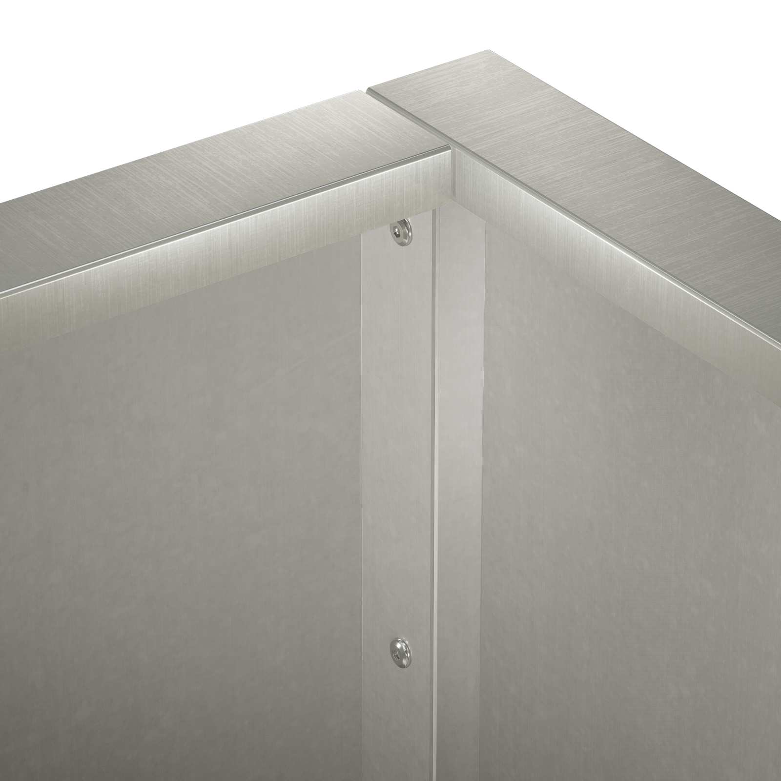 Τοίχος Στήριξης 50 x 50 x 50 cm Ανοξείδωτο Ατσάλι Ασημί