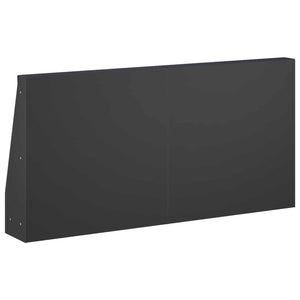 Τοίχος Στήριξης 2 τμχ. 40 x 12 x 30 εκ. Ατσάλι Μαύρο