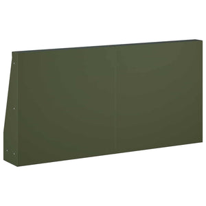 Τοίχος Στήριξης 2 τμχ. 40 x 12 x 30 εκ. Ατσάλι Λαδί