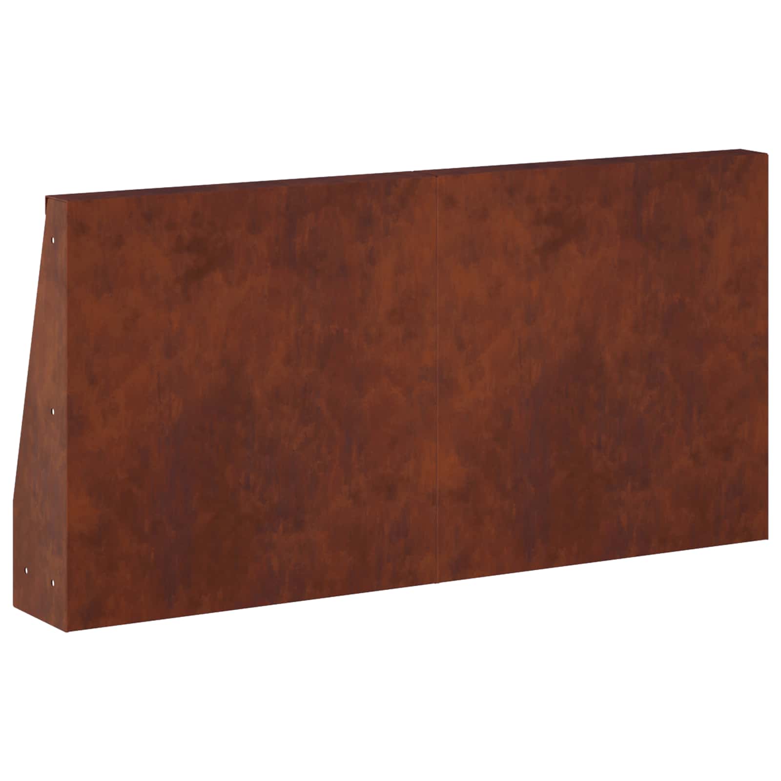 Τοίχος Στήριξης 2 τμχ. 40 x 12 x 40 εκ. Σκ rusty - Pakobazaar