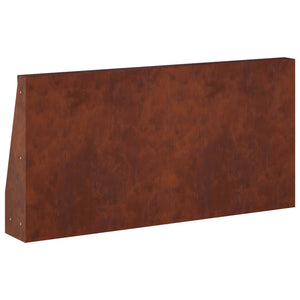 Τοίχος Στήριξης 2 τμχ. 40 x 12 x 40 εκ. Σκ rusty - Pakobazaar