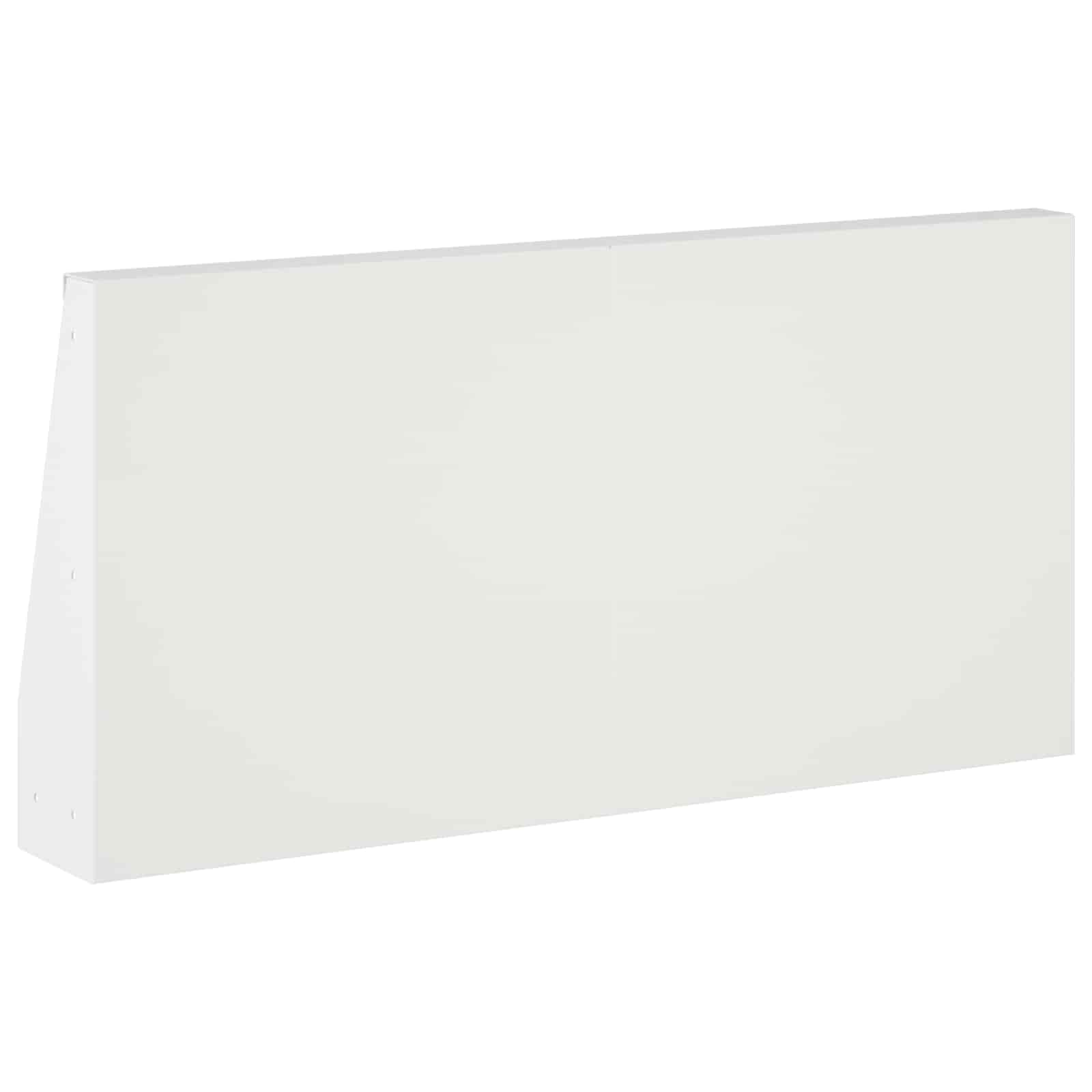 Τοίχος Στήριξης 2 τμχ. 40 x 12 x 50 εκ. Ατσάλι Λευκό - Pakobazaar