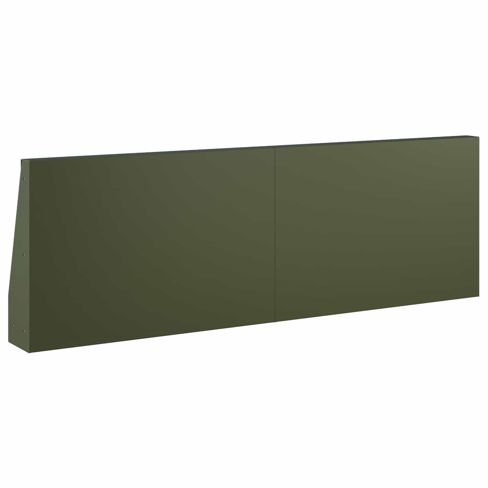 Τοίχος Στήριξης 2 τμχ. 60 x 12 x 30 εκ Ατσάλι Λαδί - Pakobazaar