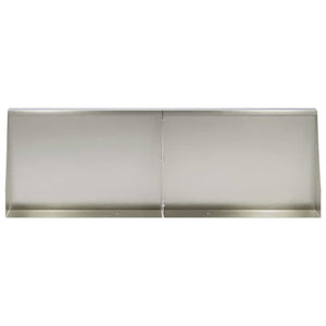 Τοίχος Στήριξης 2 τμχ. 60 x 12 x 40 cm Ανοξείδωτο Ατσάλι Ασημί - Pakobazaar