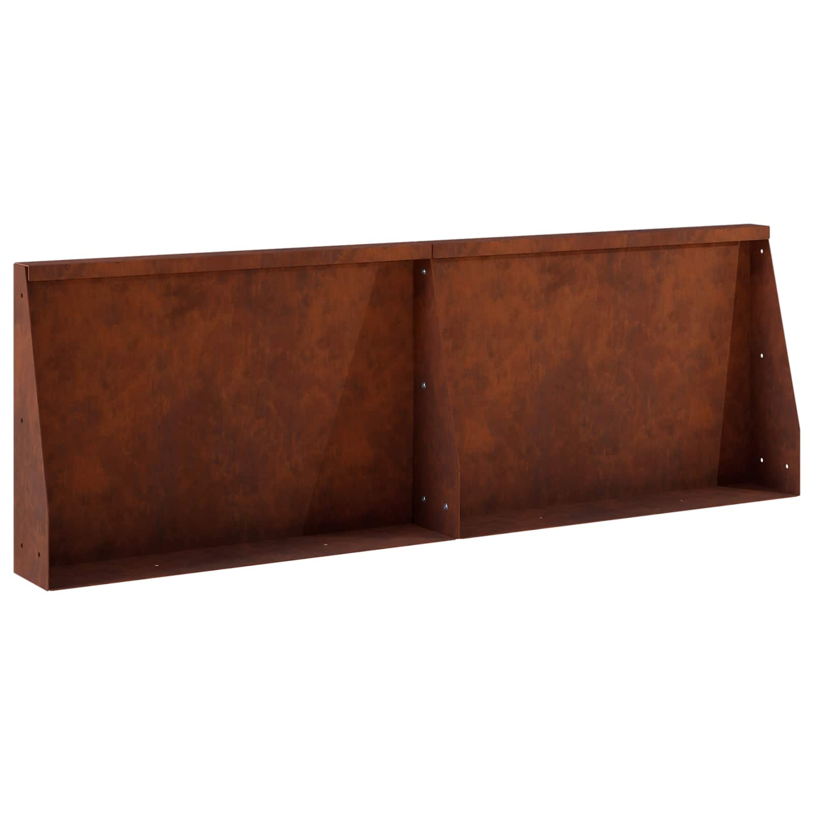 Τοίχος Στήριξης 2 τμχ. 60 x 12 x 40 cm Σκ rusty