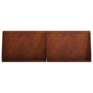 Τοίχος Στήριξης 2 τμχ. 60 x 12 x 40 cm Σκ rusty