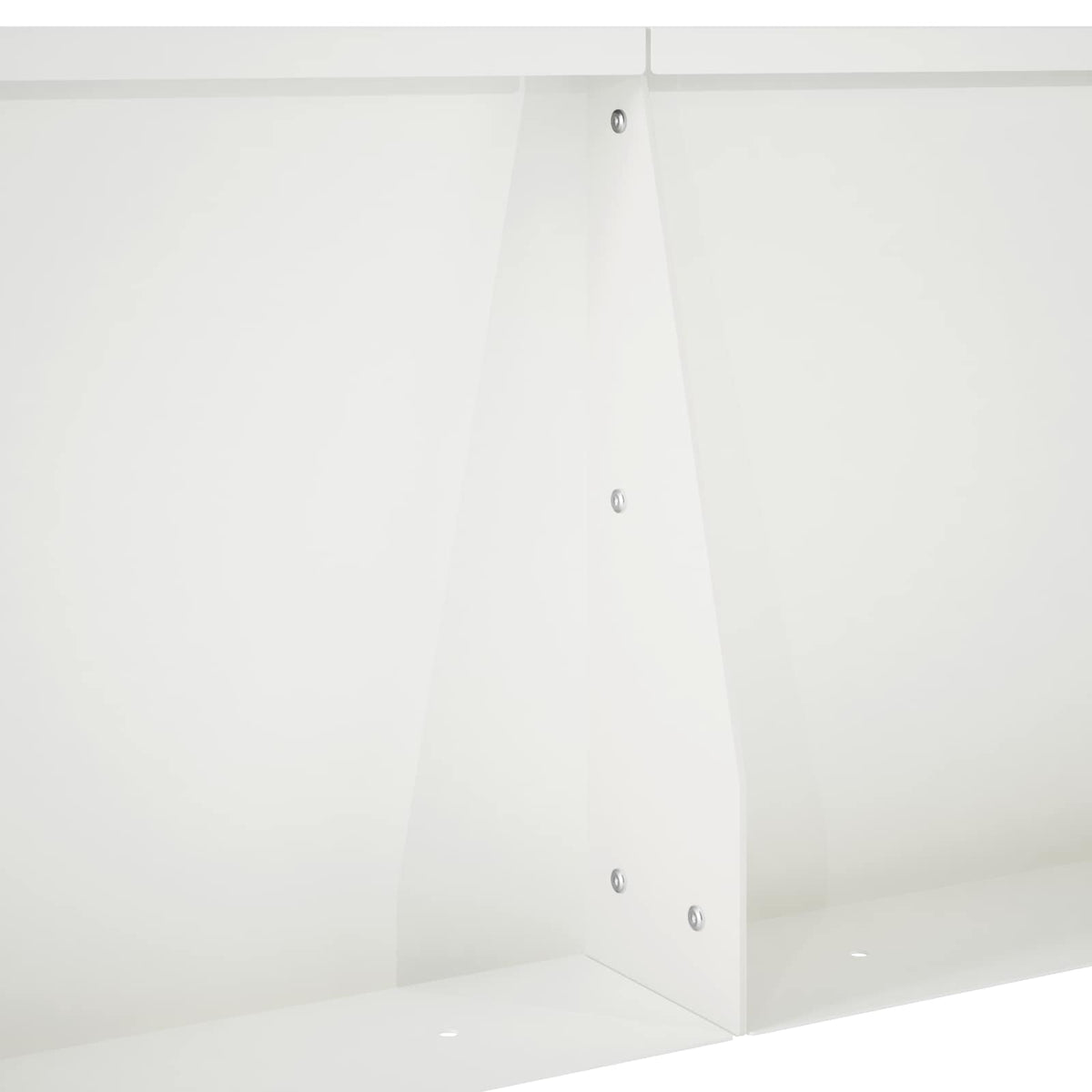 Τοίχος Στήριξης 2 τμχ. 60 x 12 x 50 εκ. Ατσάλι Λευκό - Pakobazaar