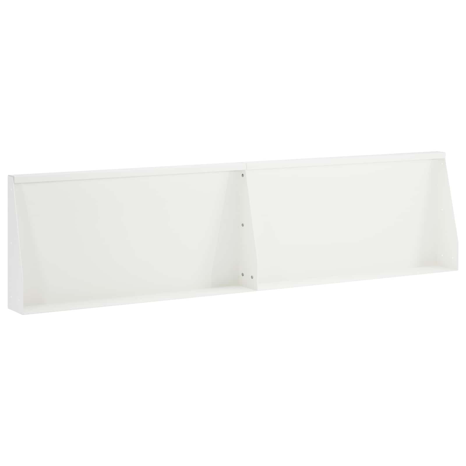 Τοίχος Στήριξης 2 τμχ. 80 x 12 x 40 εκ. Ατσάλι Λευκό - Pakobazaar