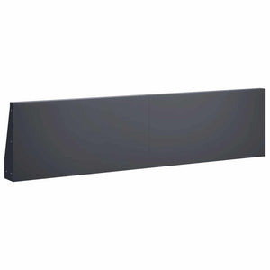Τοίχος Στήριξης 2 τμχ. 80 x 12 x 40 εκ. Ατσάλι Ανθρακί