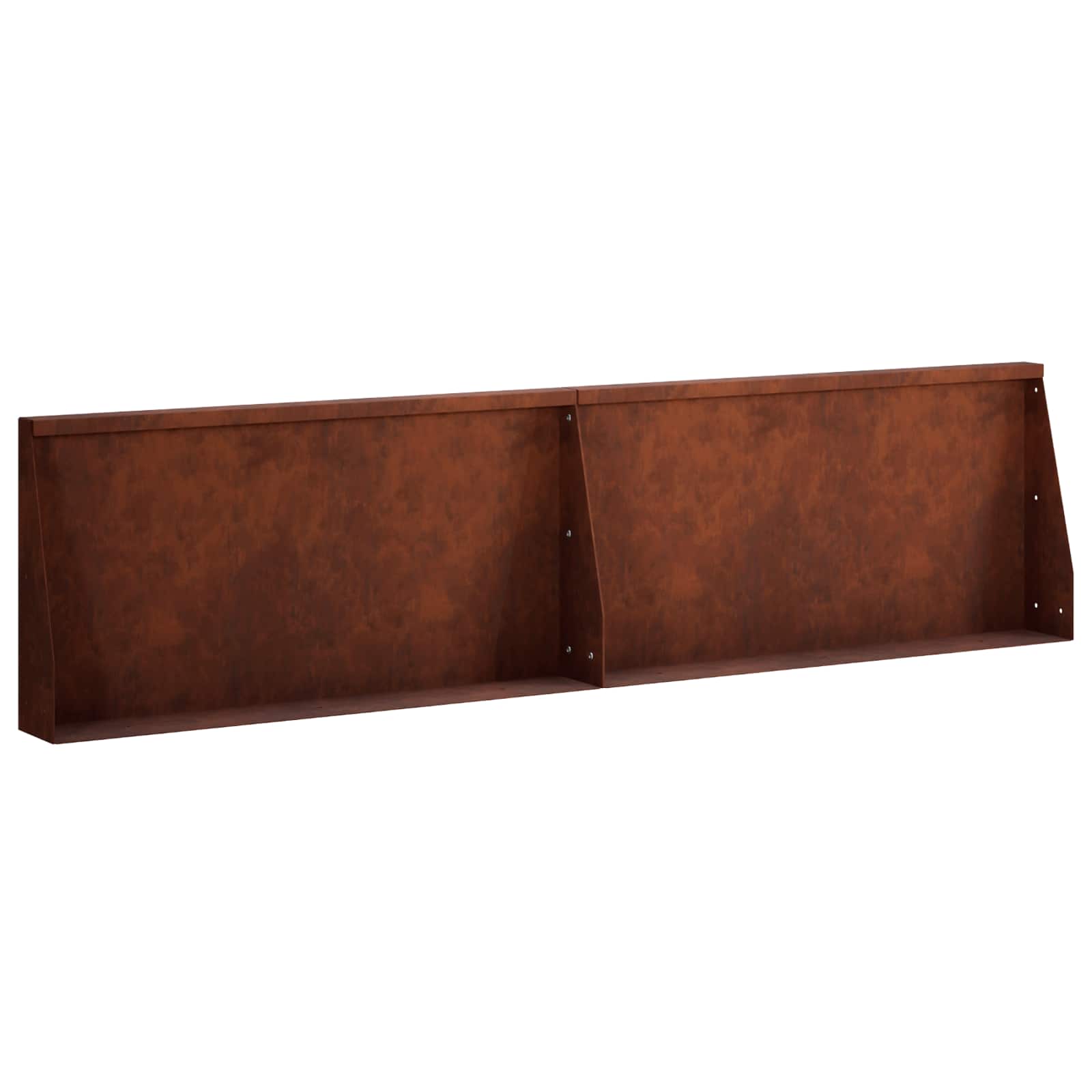 Τοίχος Στήριξης 2 τμχ. 80 x 12 x 40 εκ. Σκ rusty