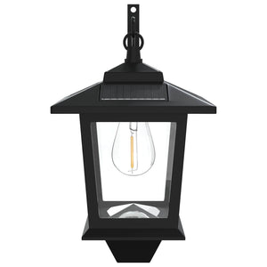 Φωτιστικό Τοίχου with LED Bulb 2 τμχ. Μαύρο 19 x 14 x 25 εκ - Pakobazaar