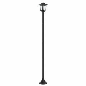 Σετ Στύλων Λαμπτήρα with LED Bulb 2 τμχ. Μαύρο 16 x 16 x 156 εκ - Pakobazaar