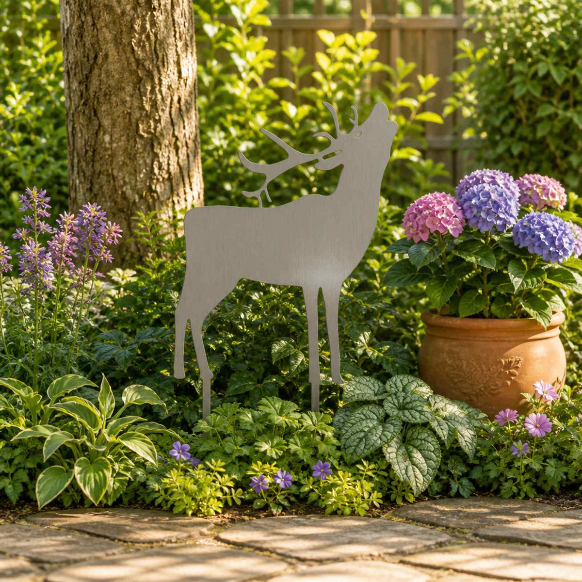 Κηπουρική Στήριξη 46 x 30 cm Ανοξείδωτο Ατσάλι Ασημί - Pakobazaar