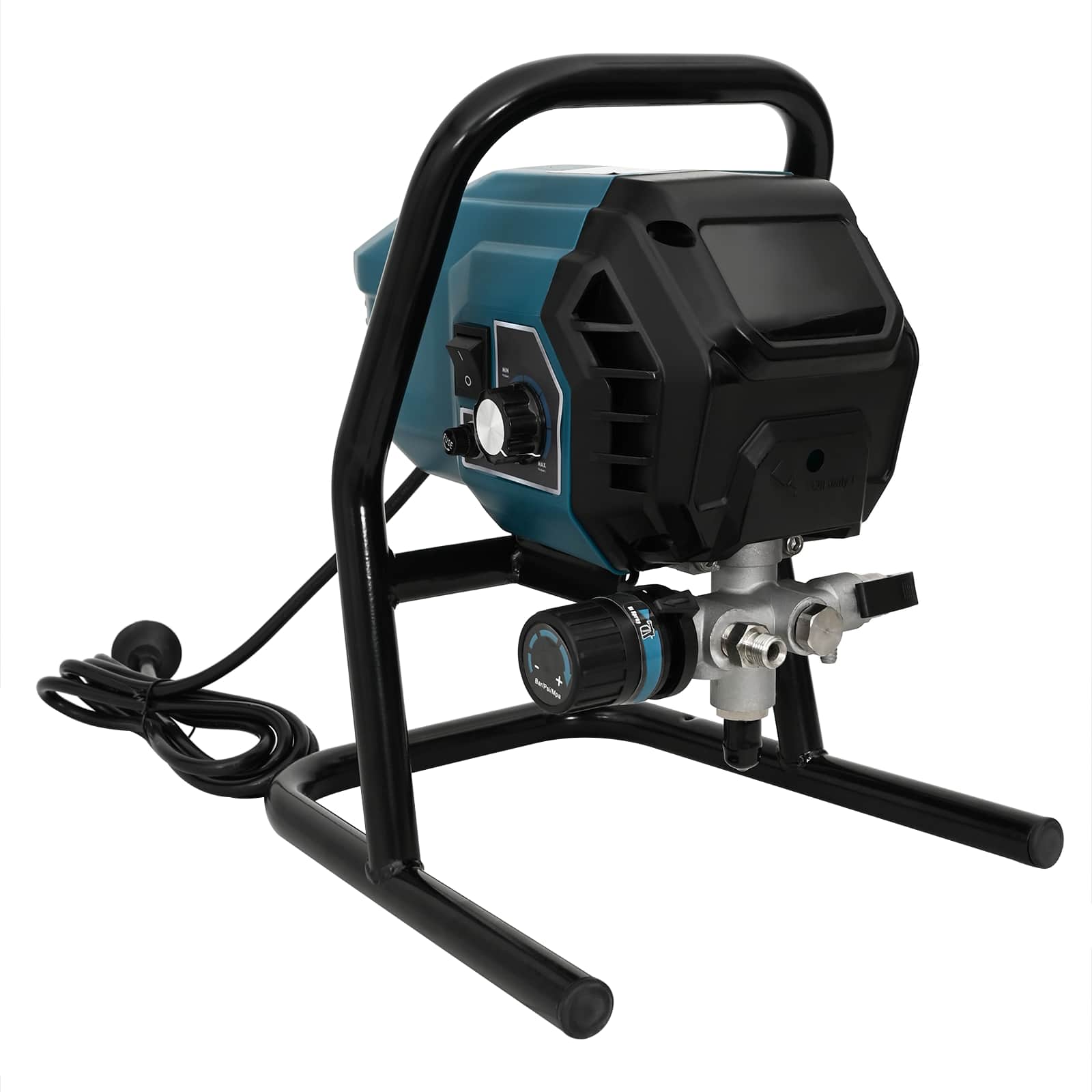 Σπρέι βαφής χωρίς αέρα 7,6 μ Σωλήνας 220V 1,5 L/min 200 Bar - Pakobazaar