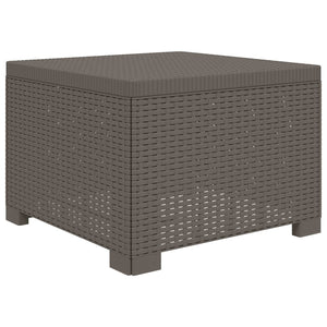 Σαφά Κήπου 5 Θέσεων Ράιταν PP Ανοιχτό γκρι - Pakobazaar