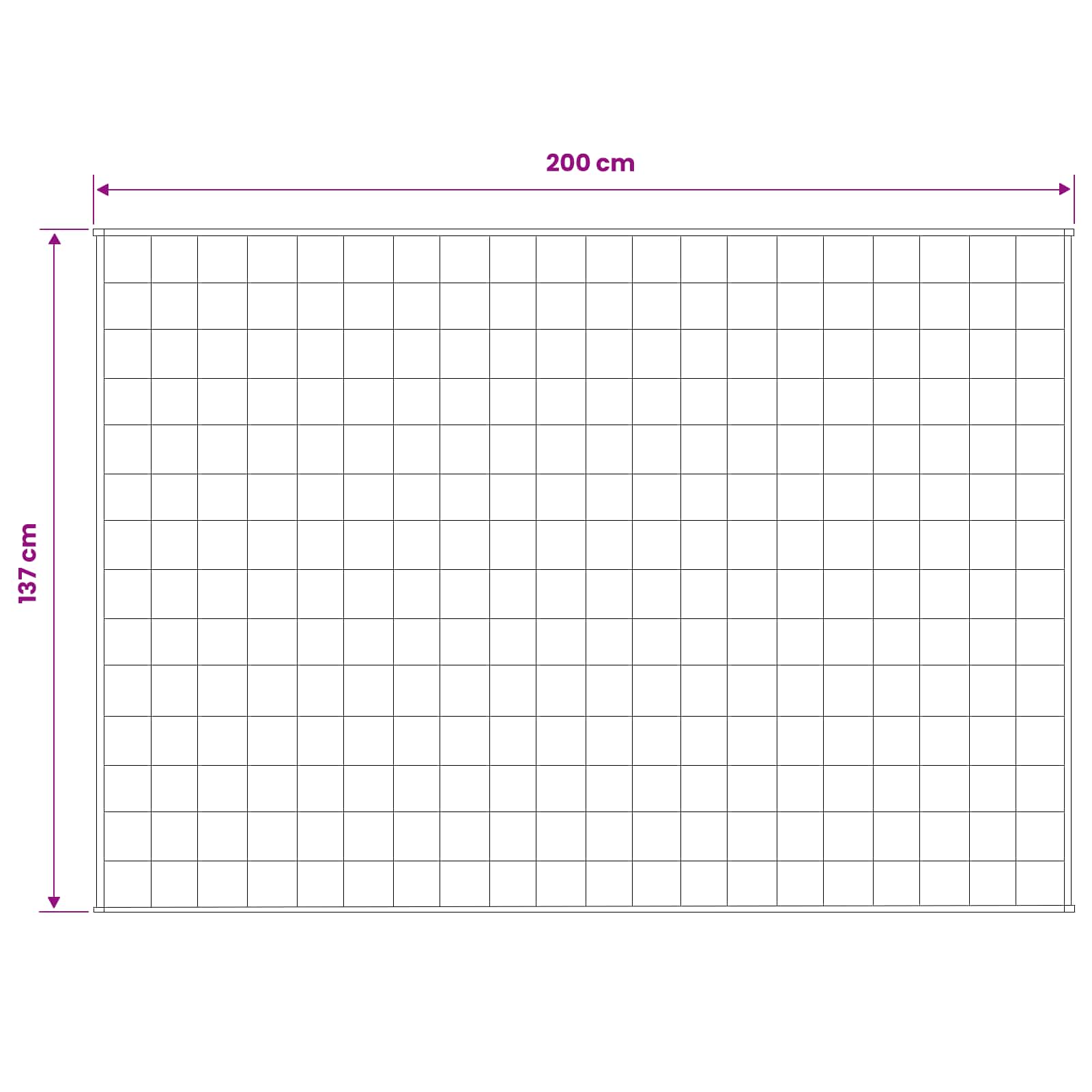 Βάρος Κουβέρτα Λευκό 137 x 200 cm 6 kg 100% Βαμβάκι 205T