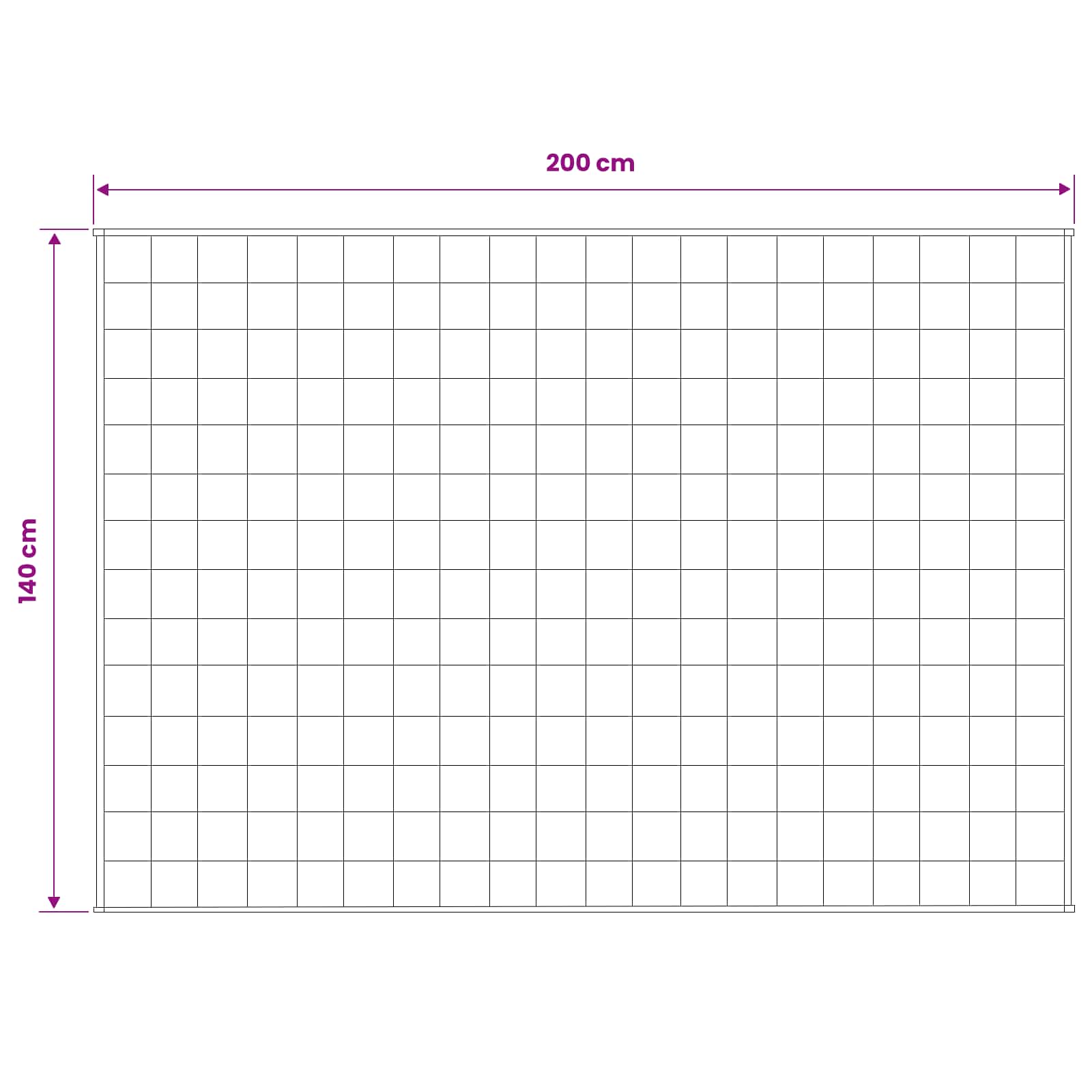 Βάρος Κουβέρτα Λευκό 140 x 200 cm 10 kg 100% Βαμβάκι 205T - Pakobazaar