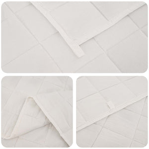 Βάρος Κουβέρτα Λευκό 220 x 240 cm 15 kg 100% Βαμβάκι 205T - Pakobazaar