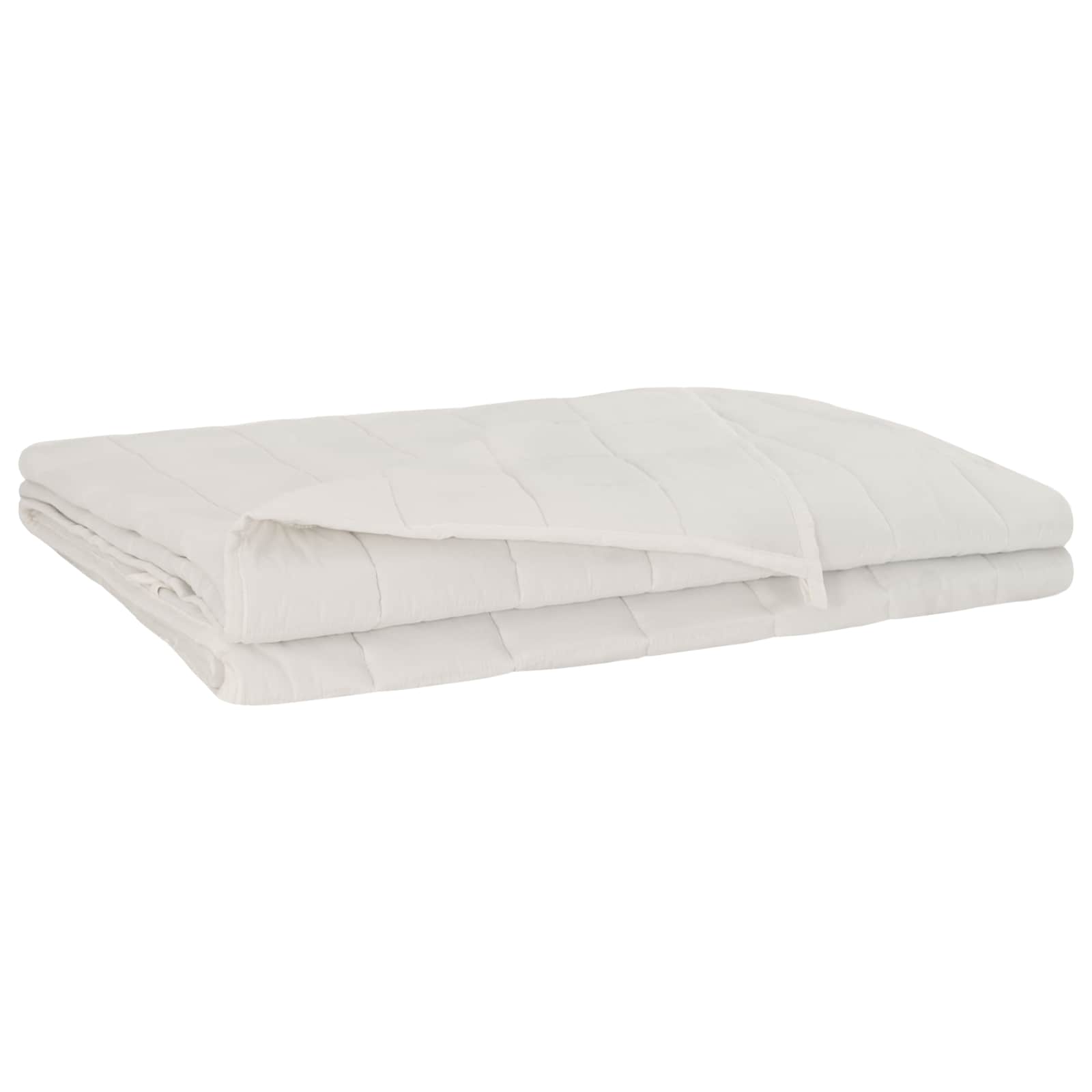 Βάρος Κουβέρτα Λευκό 220 x 240 cm 15 kg 100% Βαμβάκι 205T - Pakobazaar