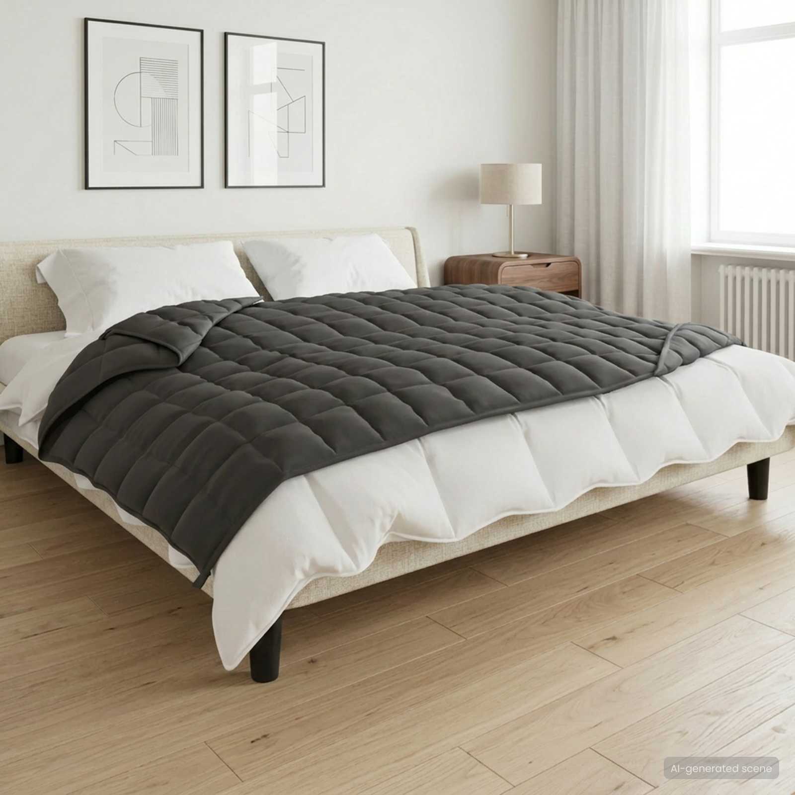 Βάρος Κουβέρτα Ανθρακί 122 x 183 cm 9 kg 100% Βαμβάκι 205T