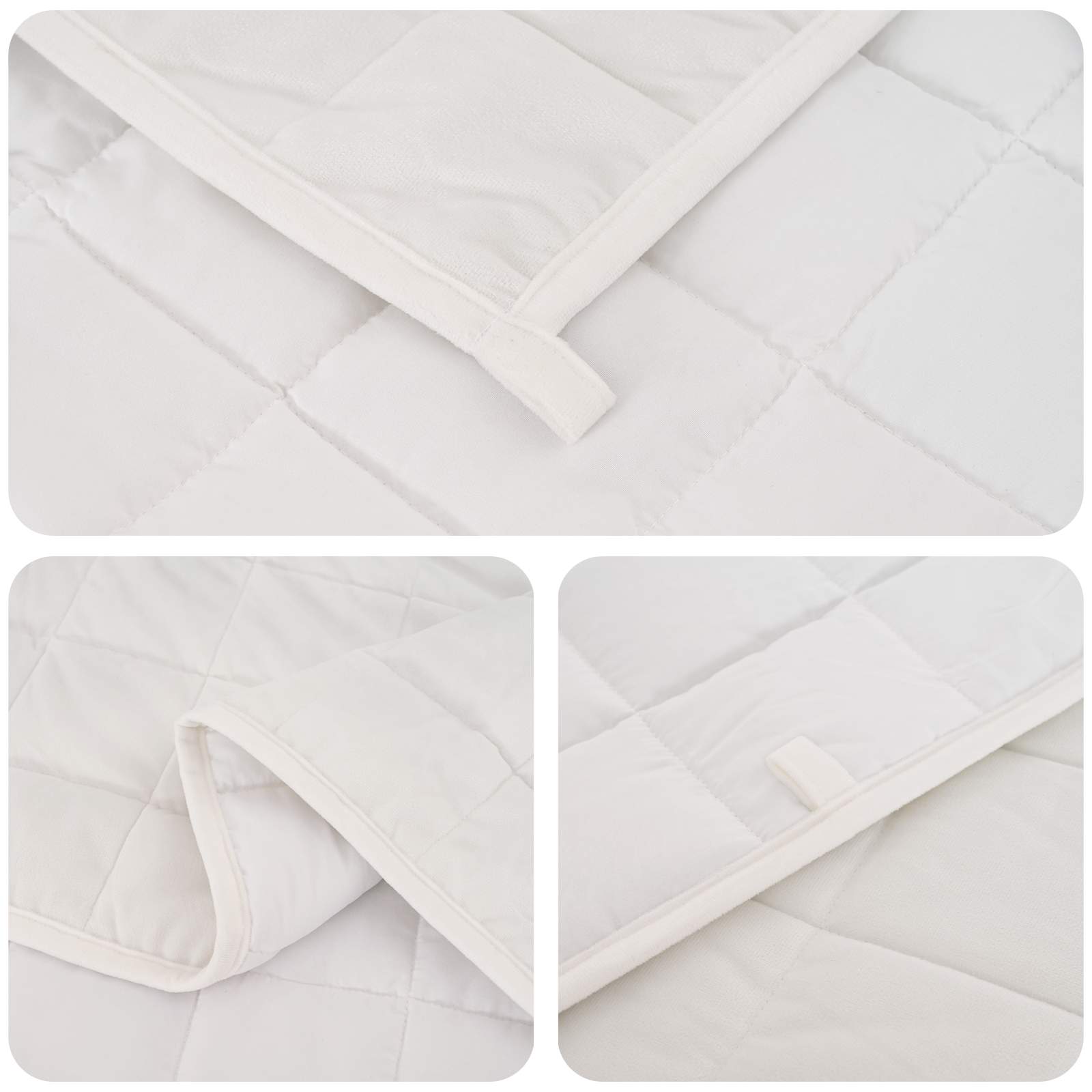 Βάρος Κουβέρτα Λευκό 122 x 183 cm 9 kg 100% Βαμβάκι 205T