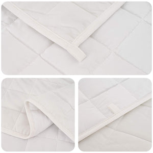 Βάρος Κουβέρτα Λευκό 140 x 200 cm 6 kg 100% Βαμβάκι 205T