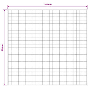 Βάρος Κουβέρτα Ανθρακί 220 x 240 cm 15 kg 100% Βαμβάκι 205T
