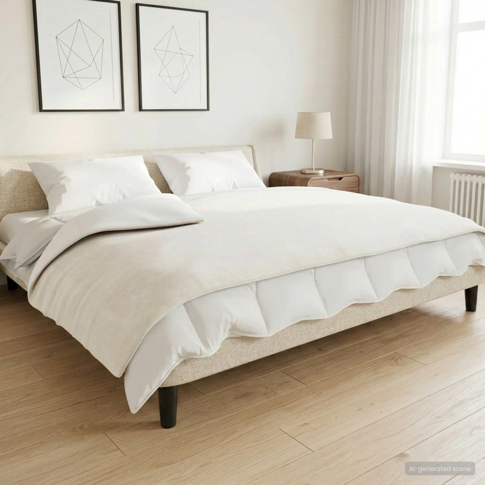 Βάρος Κουβέρτα Λευκό 152 x 203 cm 7 kg 100% Βαμβάκι 205T - Pakobazaar