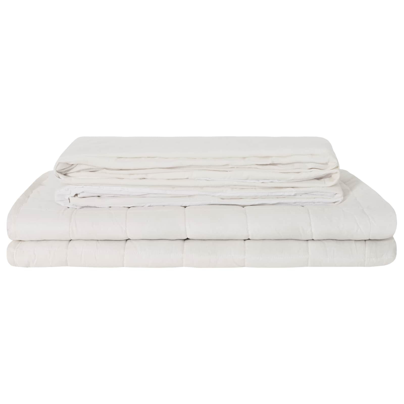 Βάρος Κουβέρτα Λευκό 152 x 203 cm 7 kg 100% Βαμβάκι 205T - Pakobazaar