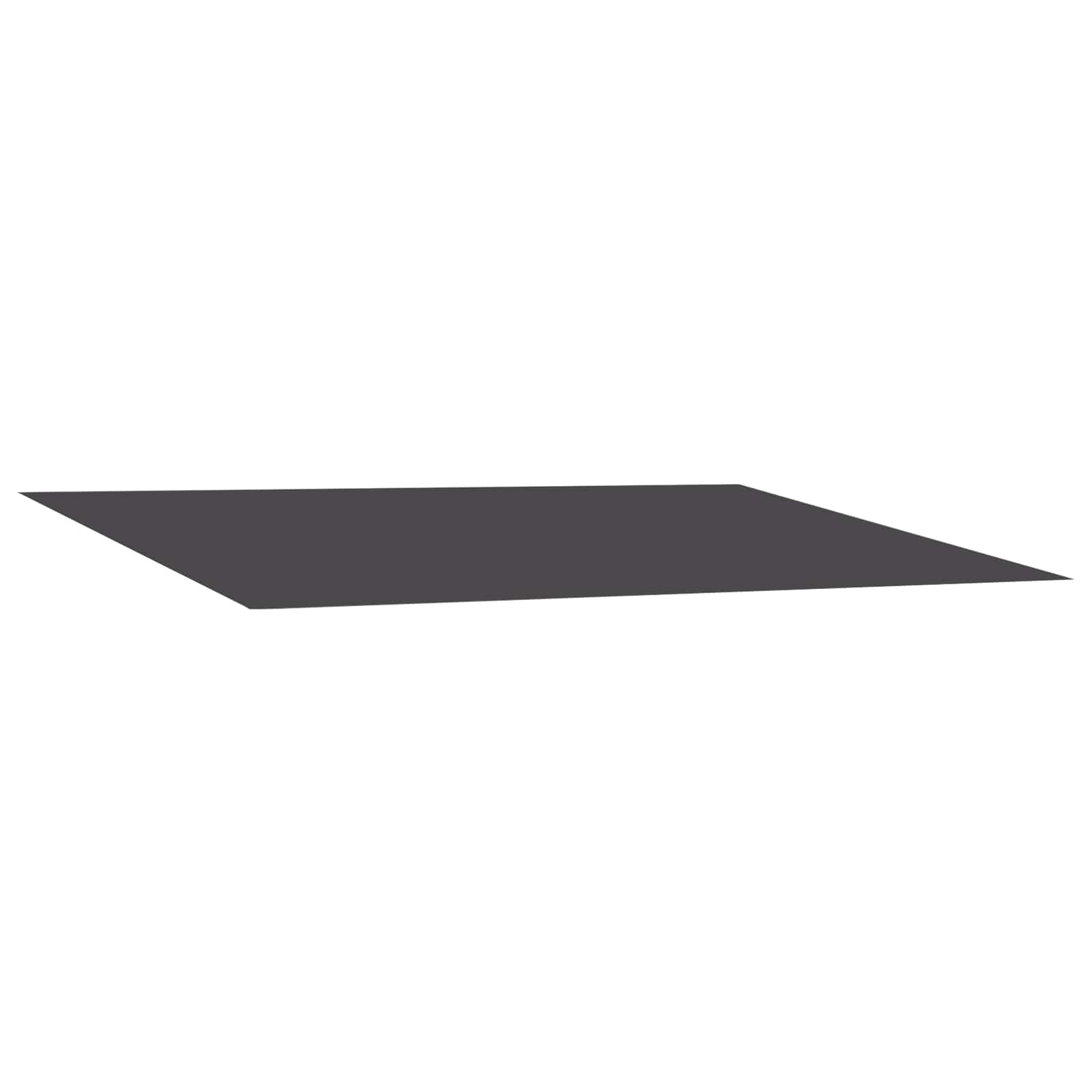 Ύφασμα αντικατάστασης τέντας Ανθρακί 400 x 200 cm Πολυεστέρας - Pakobazaar