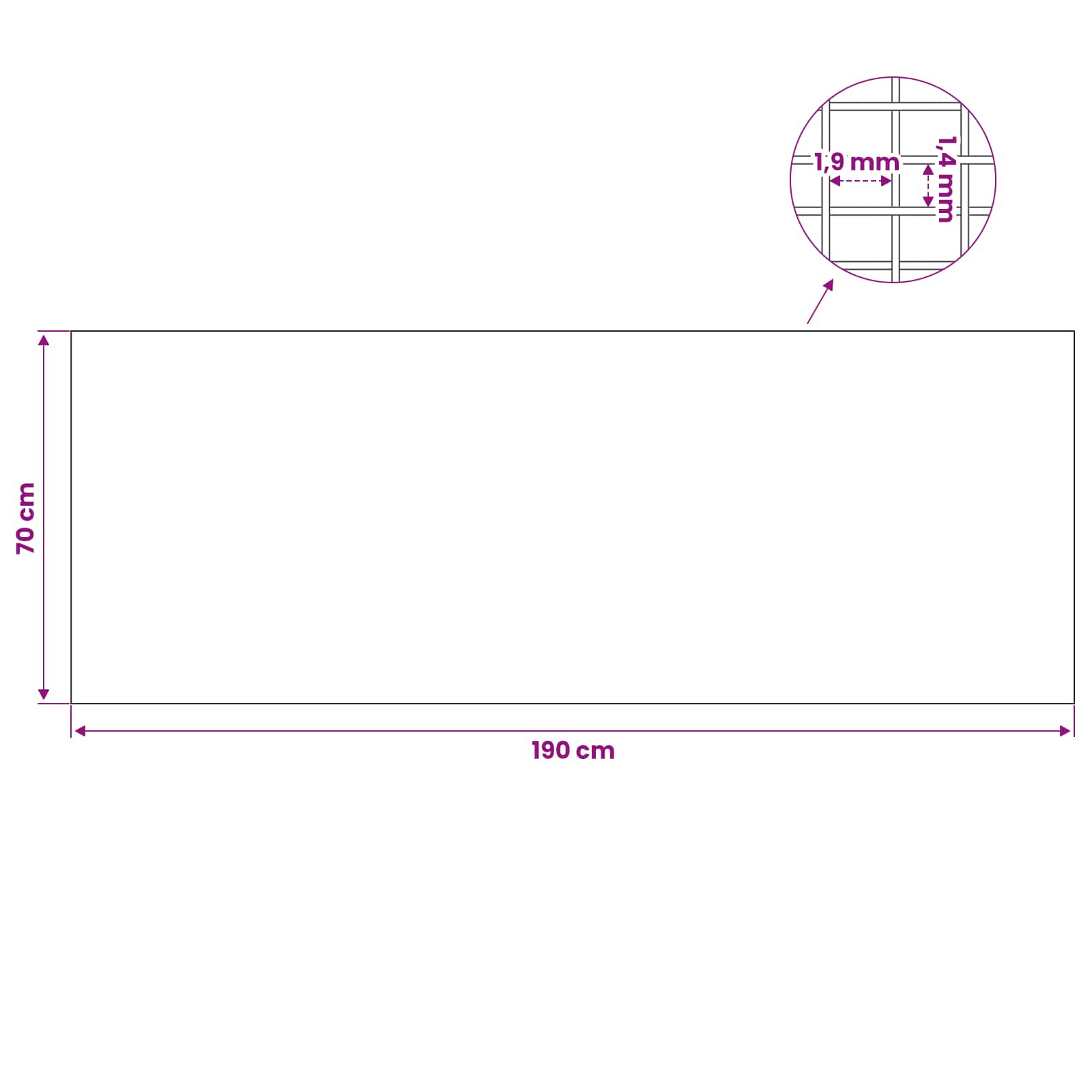 Κάλυμμα φωτεινής σήραγγας με κλιπ 2 τμχ. 70 x 190 cm Ασημί