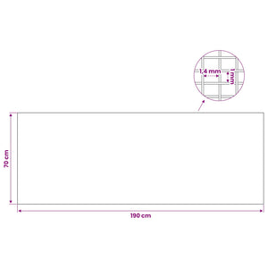 Κάλυμμα φωτεινής σήραγγας με κλιπ 2 τμχ. 70 x 190 cm Γκρι