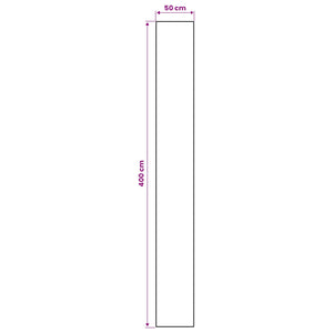 Χαλί Runner LESAKA πολύχρωμο 50 x 400 εκ. Διαμαντένιο βελούδο