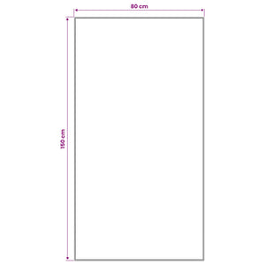 Χαλί Runner LESAKA πολύχρωμο 80 x 150 cm Διαμαντένιο βελούδο