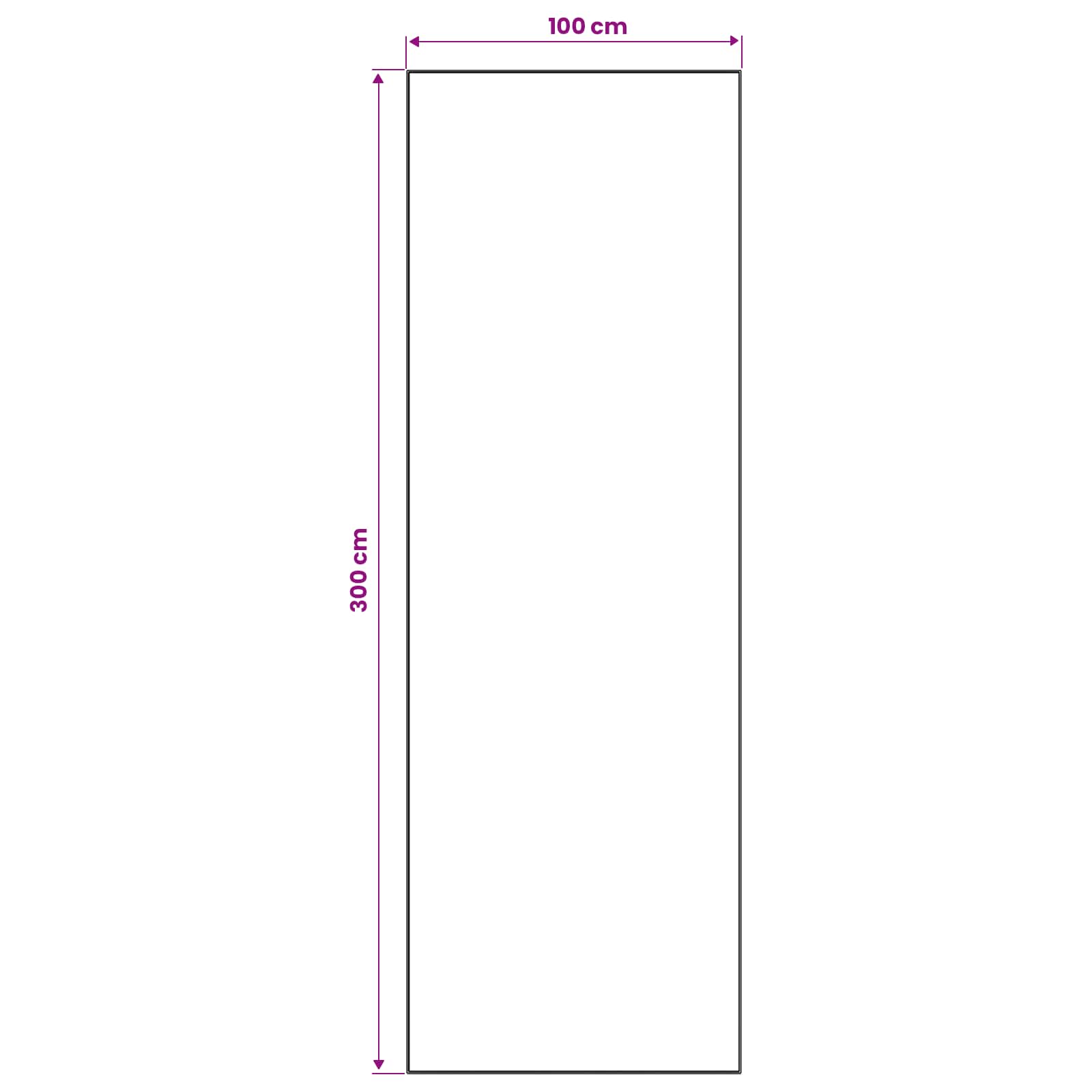 Χαλί Runner LESAKA Καφέ 100 x 300 cm Διαμαντένιο βελούδο