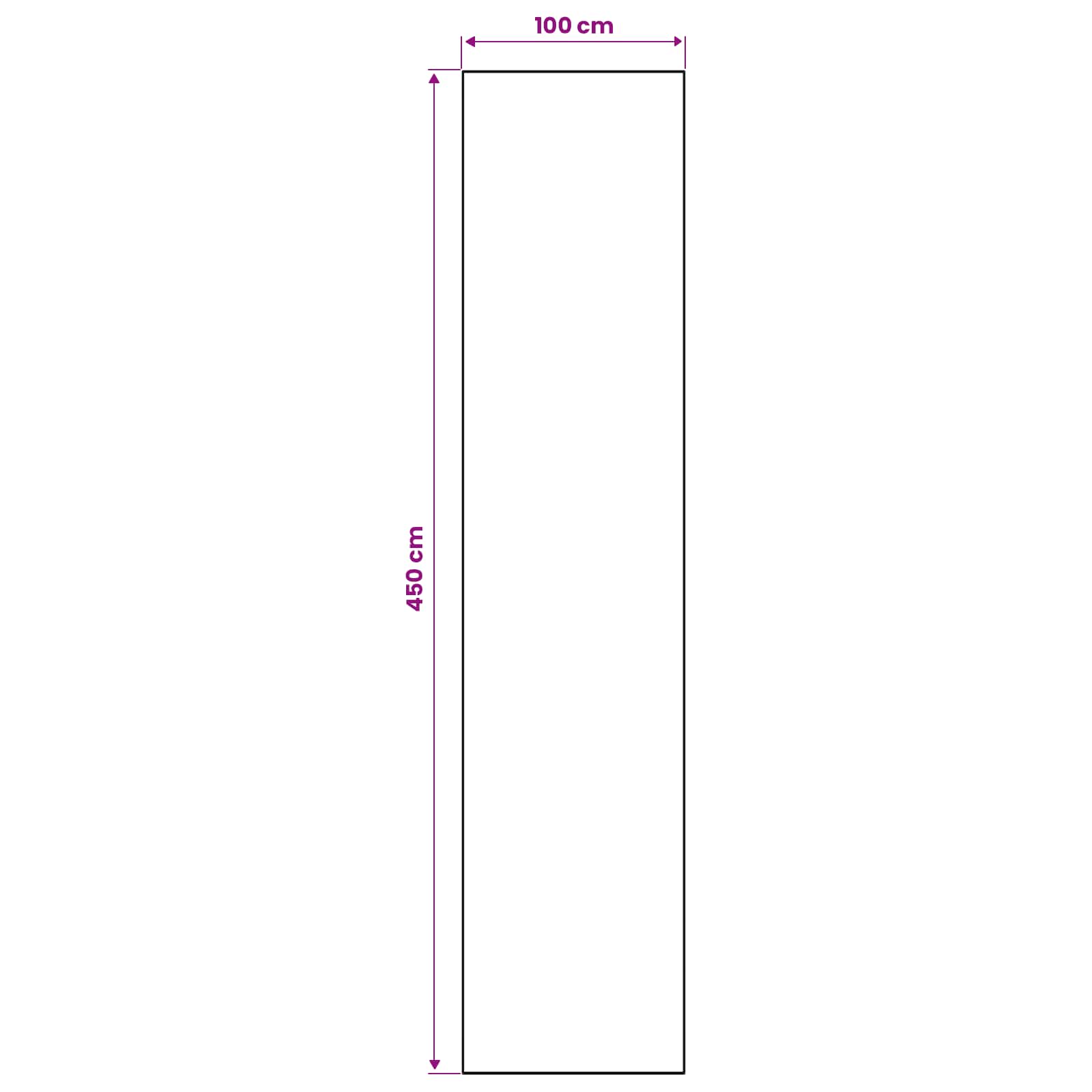 Χαλί Runner LESAKA Καφέ 100 x 450 εκ. Διαμαντένιο βελούδο - Pakobazaar