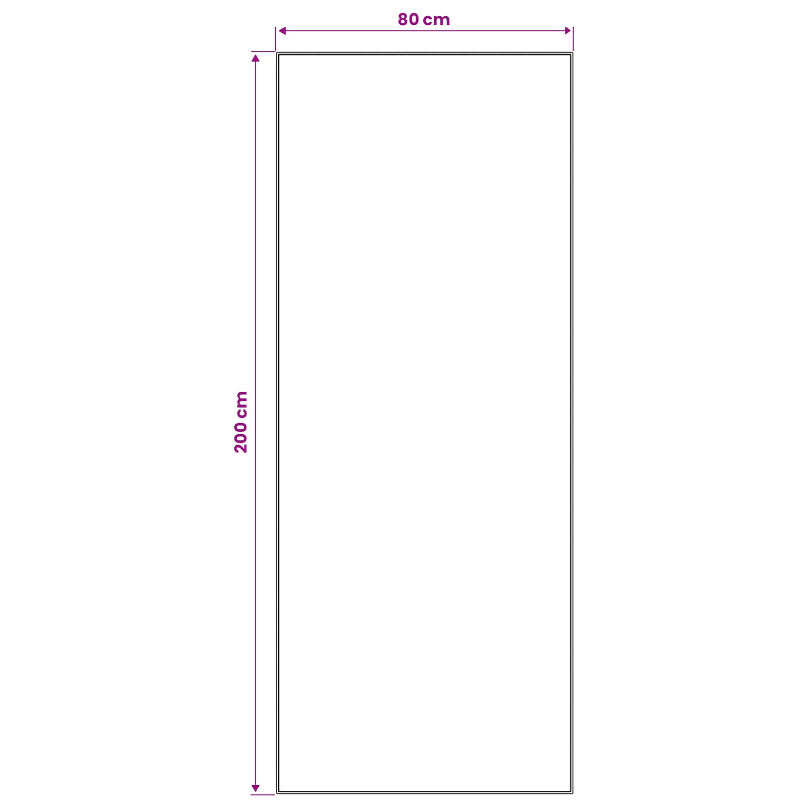 Χαλί Runner LESAKA Μαύρο και Χρυσό 80 x 200 cm - Pakobazaar