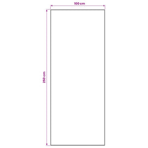 Χαλί Runner LESAKA Μαύρο και Χρυσό 100 x 250 cm - Pakobazaar