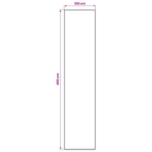 Χαλί Runner LESAKA πολύχρωμο 100 x 450 εκ. Διαμαντένιο βελούδο - Pakobazaar