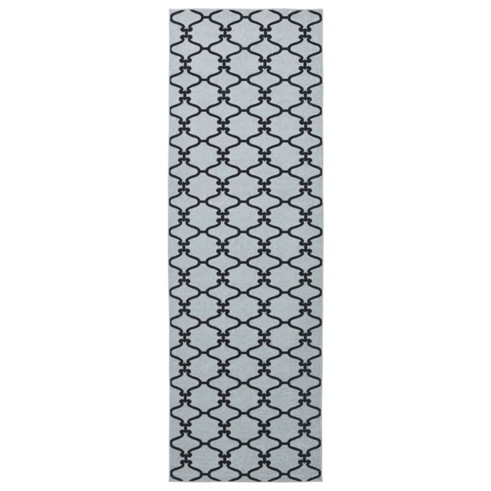 Χαλί Runner ORIZ 1150 gsm Μαύρο δίχτυ σχέδιο