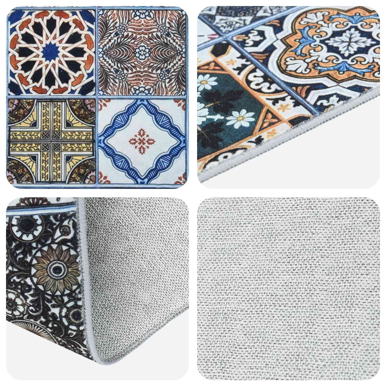 Χαλί Runner ORIZ 1150 gsm Μπλε 100% πολυεστερική χημική ίνα