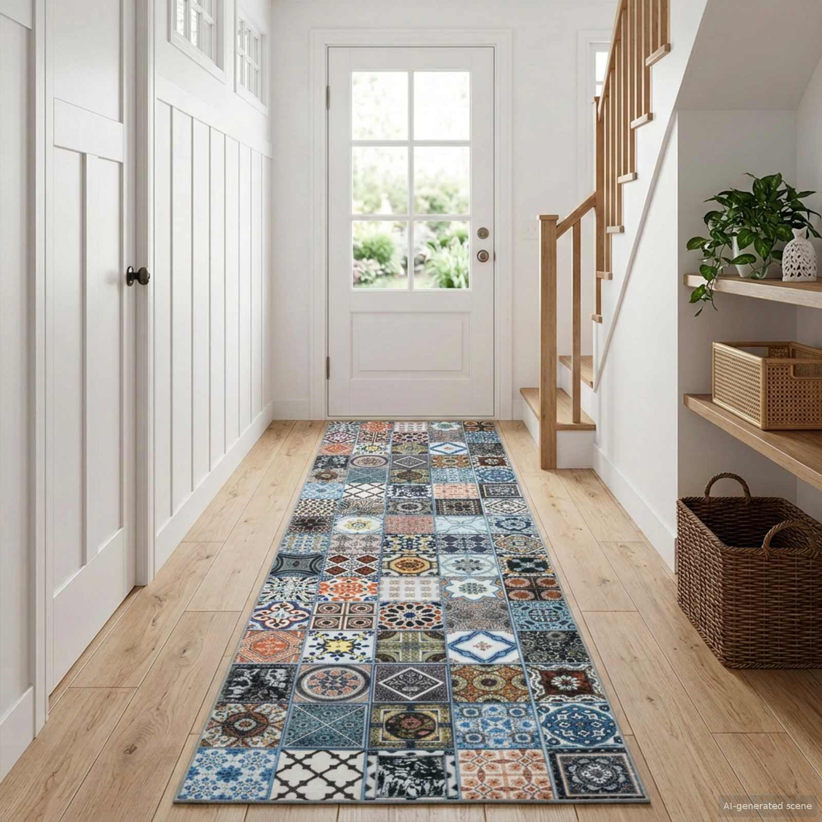Χαλί Runner ORIZ 1150 gsm Μπλε 100% πολυεστερική χημική ίνα