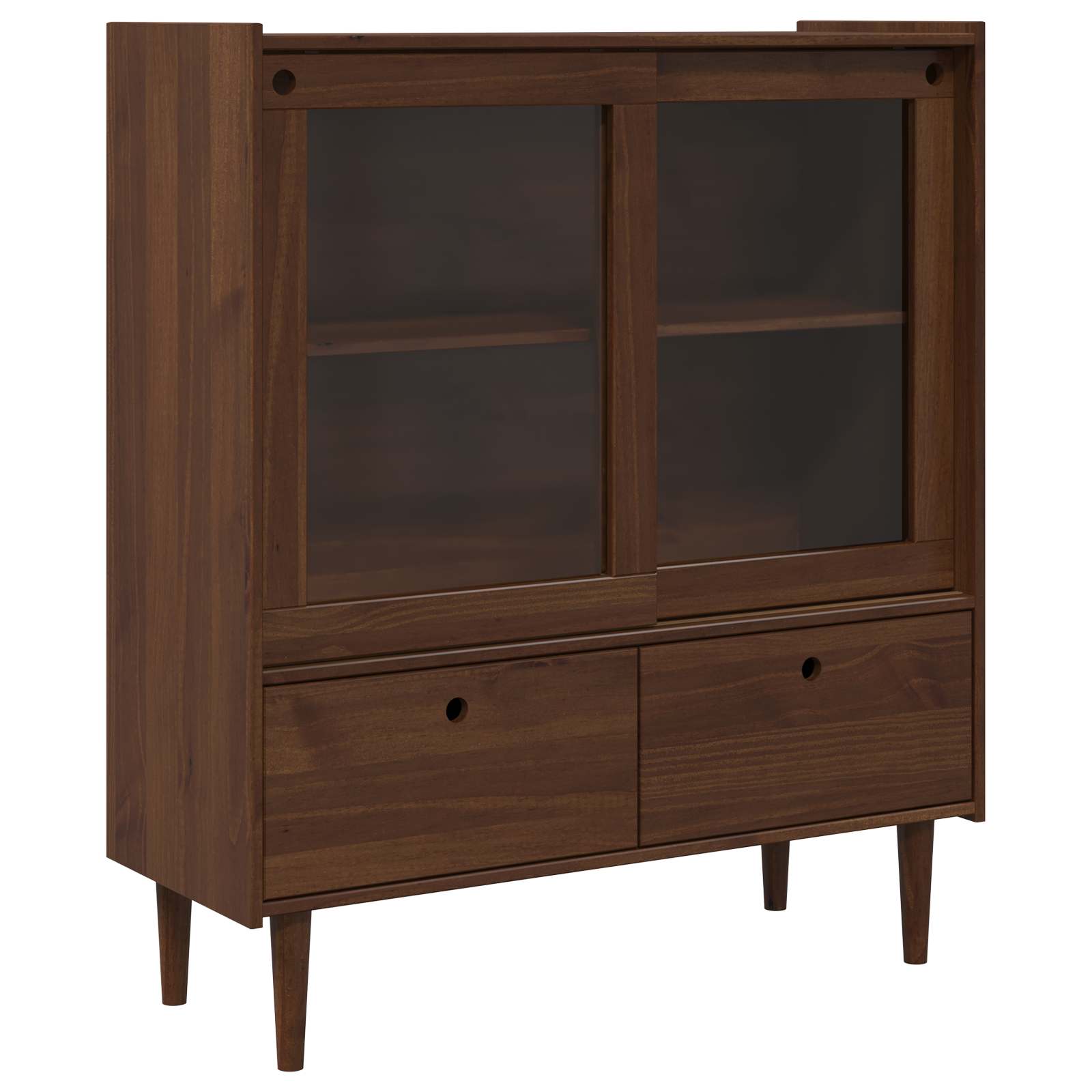 Ντουλάπι BILBAO Σκούρο καραμελί 104 x 40 x 120 cm - Pakobazaar
