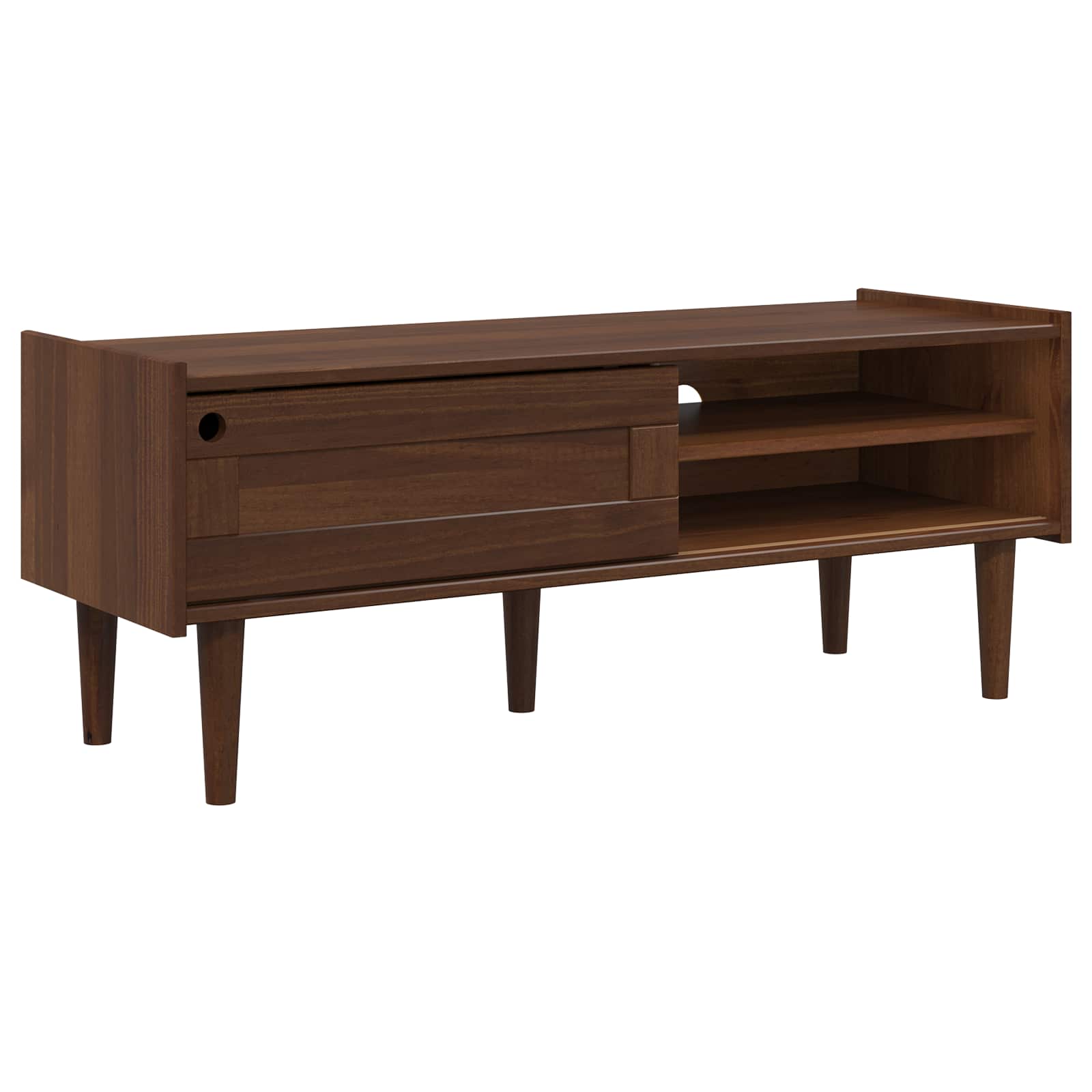 Ντουλάπι TV BILBAO 114 x 40 x 45 cm Σκούρο καραμελί