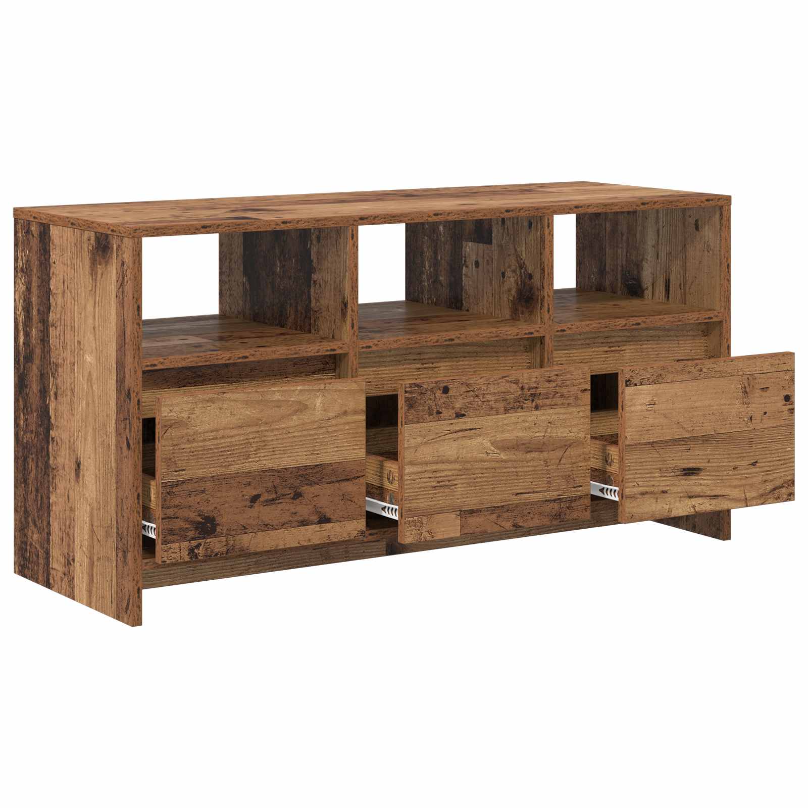 Έπιπλο τηλεόρασης 102 x 37,5 x 52,5 εκ Ξύλο δρυός - Pakobazaar