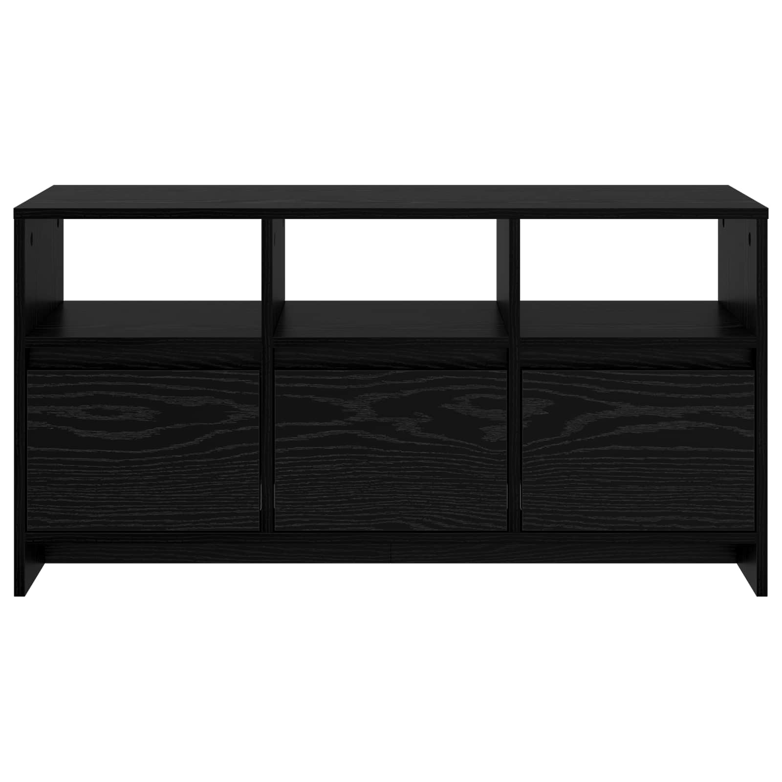 Έπιπλο τηλεόρασης 102 x 37,5 x 52,5 εκ Μαύρη Δρυς - Pakobazaar