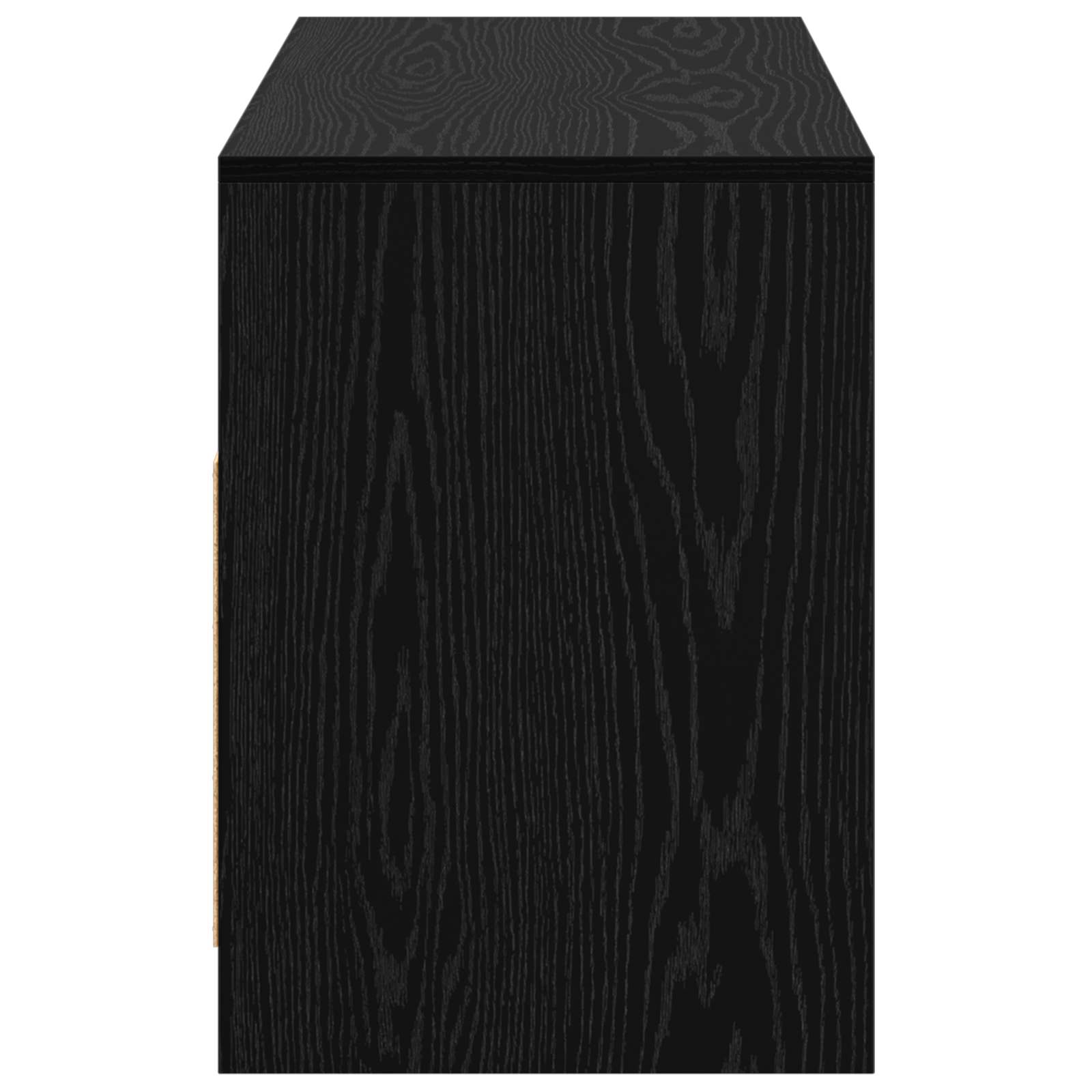 Έπιπλο τηλεόρασης 102 x 37,5 x 52,5 εκ Μαύρη Δρυς - Pakobazaar