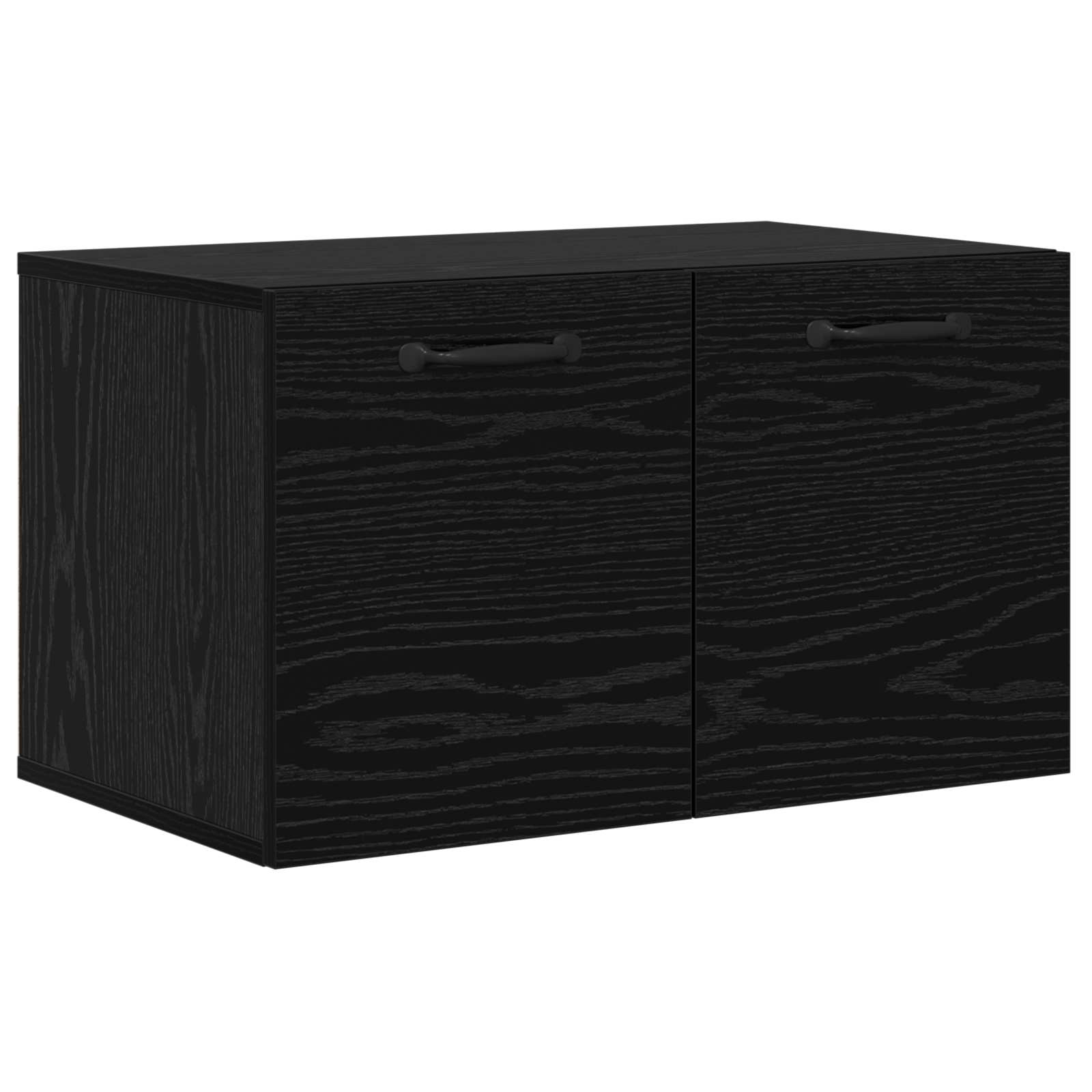 Ντουλάπα Τοίχου 60 x 36,5 x 35 cm Επεξεργασμένο Ξύλο Μαύρη Δρυς - Pakobazaar