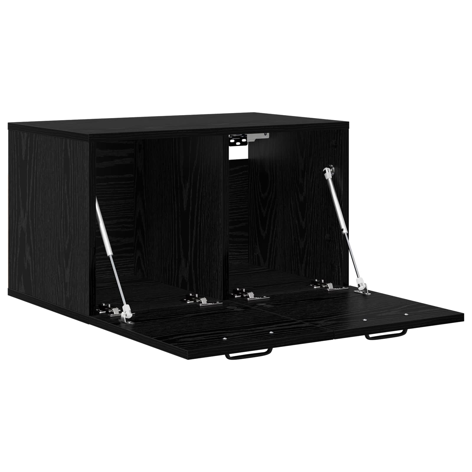 Ντουλάπα Τοίχου 60 x 36,5 x 35 cm Επεξεργασμένο Ξύλο Μαύρη Δρυς - Pakobazaar